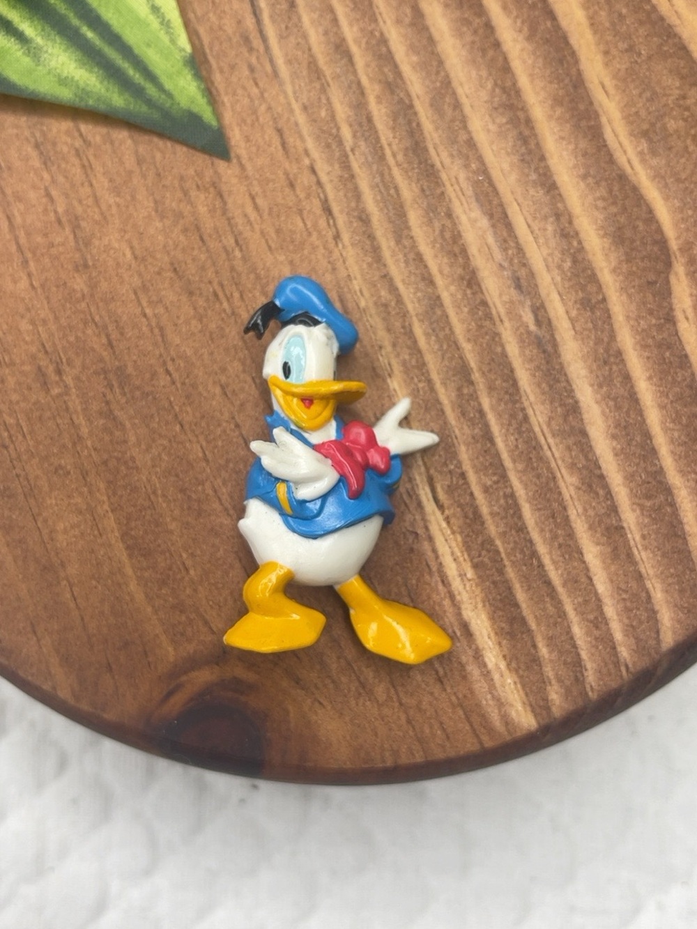 Vintage Disney Mickey & Friends Monogram Products Donald Duck Badge Pin #24170